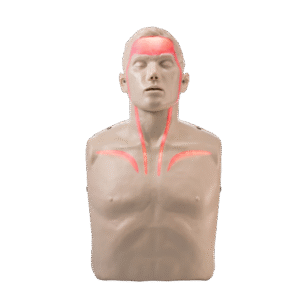 Manekenas Brayden IM13 su raudonais LED