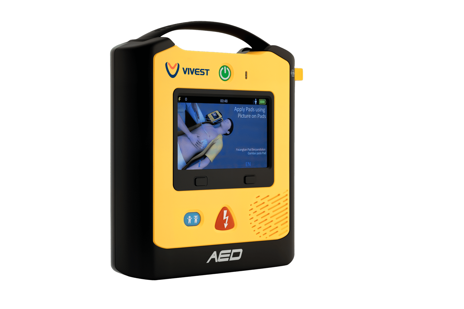 ViVest PowerBeat X 3 su ekranu – kompaktiškas ir patvarus automatnis išorinis defibriliatorius (AID) - Image 2