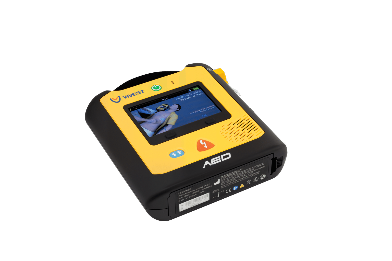 ViVest PowerBeat X 3 su ekranu – kompaktiškas ir patvarus automatnis išorinis defibriliatorius (AID) - Image 3