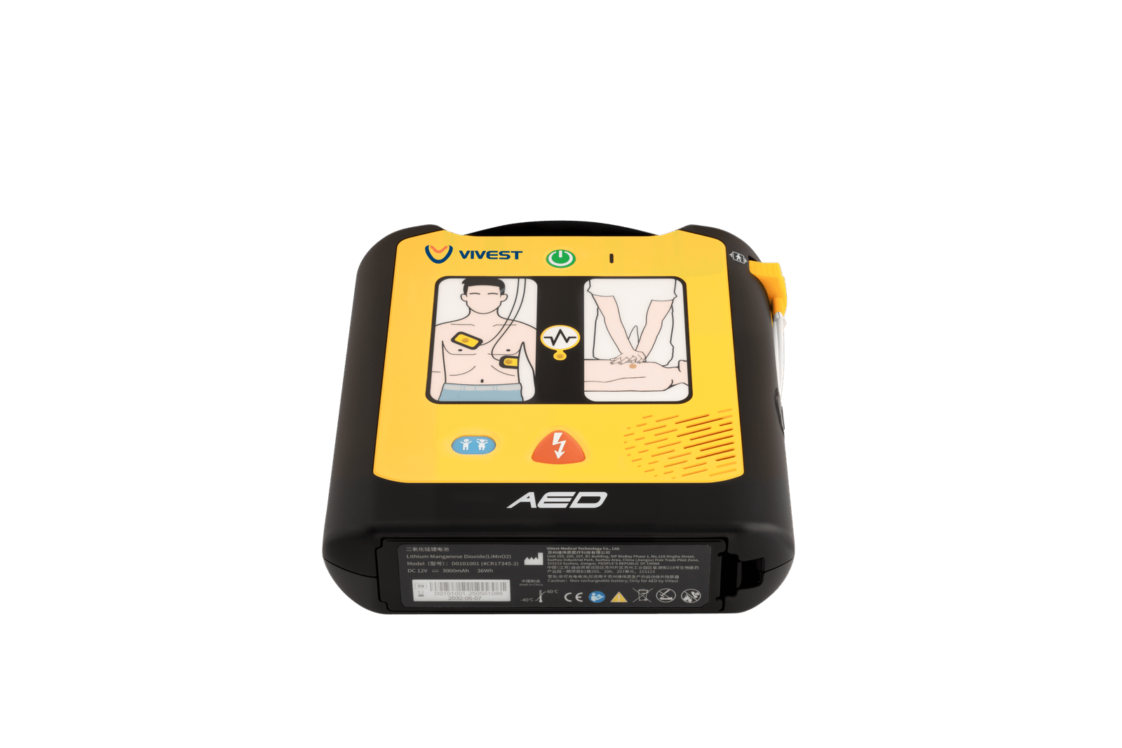 ViVest PowerBeat X 1 – kompaktiškas ir patvarus automatnis išorinis defibriliatorius (AID) - Image 3