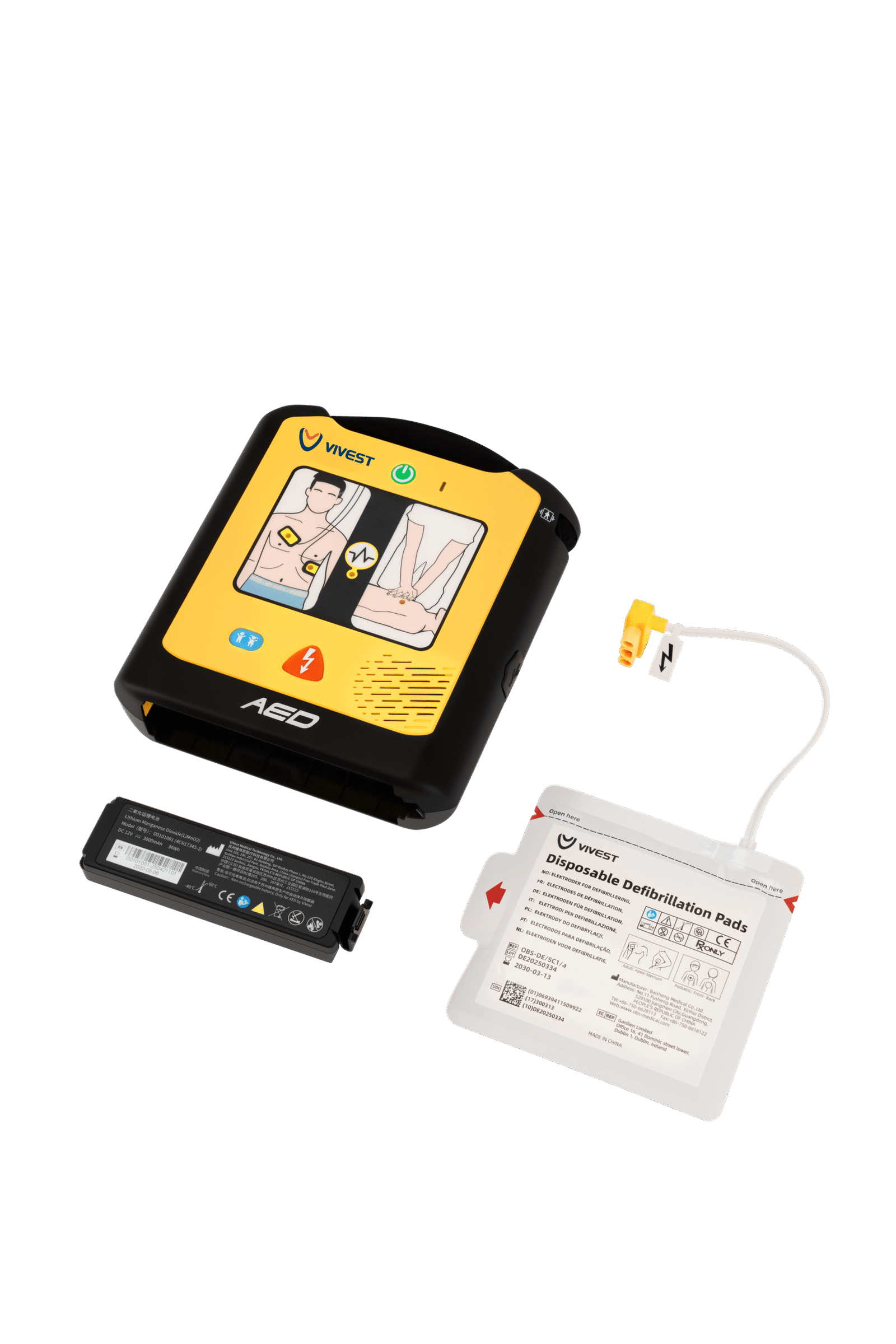 ViVest PowerBeat X 1 – kompaktiškas ir patvarus automatnis išorinis defibriliatorius (AID) - Image 6